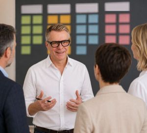 Frank Plümer im Strategie-Workshop